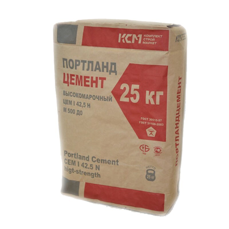 Цемент белый 25кг